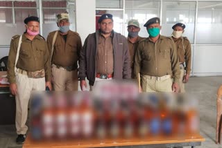 fake foreign liquor seized in ramgarh