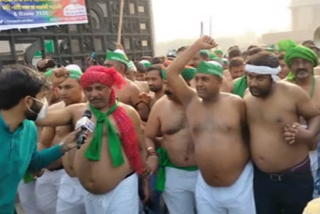 To the semi-naked farmers who left for Delhi  Police stopped