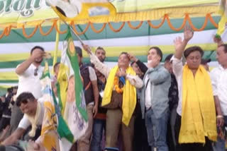 GJM leader bimal gurung address first meeting after three years in siliguri