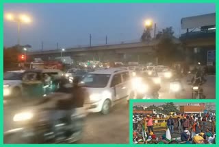 traffic normal in kalindi kunj