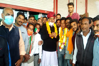 prabhulal saini,  municipal election in baran