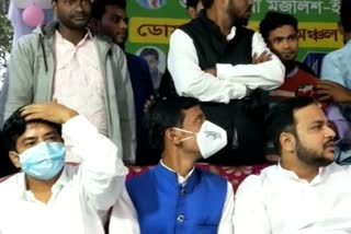 Mim started shouting from the first public meeting in Murshidabad