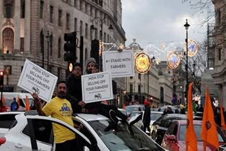 Thousands Protest In London for Supporting Indian Farmers, Several Arrested