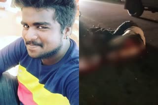 man dies in a bike-lorry accident in mysore