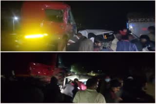 Road accident in Bhilwara