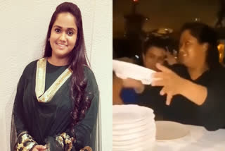 Salman's sister Arpita smashes plates in Dubai restaurant