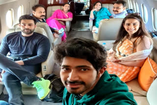 Mega Family went to Udaipur for Niharika marriage