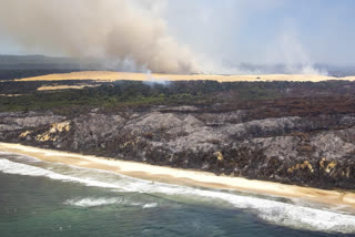 People urged to leave Australia's Fraser Island Fraser Island Fraser Island wildfire wildfire in Fraser Island People urged to leave Fraser Island evacuation orders for Fraser Island residents evacuation Bureau of Meteorology The Marie Bashir Australian bushfires Australian wildfires ஆஸ்திரேலியா பிரேஸர் தீவில் பற்றி எரியும் காட்டுத்தீ காட்டுத்தீ பிரேஸர் சுற்றுலாப் பயணிகள் குயின்ஸ்லாந்து