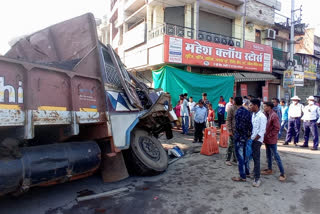 accident in dhamtari
