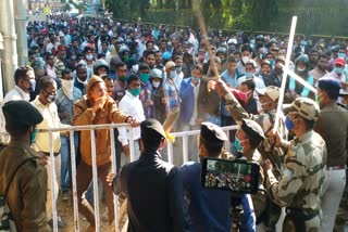 Panchayat Secretariat Swayamsevak Sangh protest