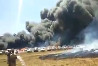 air show fire incident