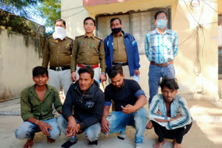 Three dumpers and Pokalane machine Seized doing illegal excavation in vidisha