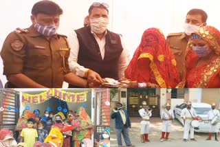 पुलिस ने निभाई इंसानियत, जयपुर में बाल्मीकि बस्ती, पुलिस ने करवाई शादी, jaipur latest news, rajasthan news,  Police got married, Balmiki colony in Jaipur