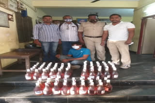 Telangana liquor seized