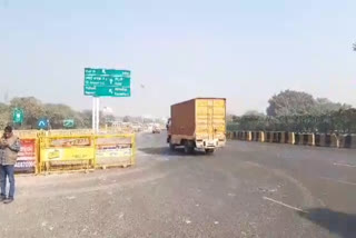 delhi gurugram border traffic smooth