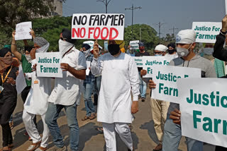 Punjabi community protest on supporting of closure of India in Bhubaneswar