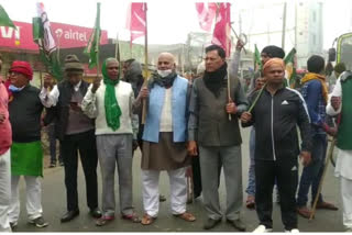 farmers agitation in patna
