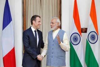 Modi talk to the President of France