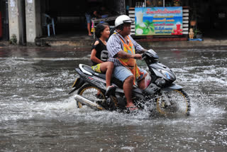 Thailand rains  rain related disasters  rain related disasters in thailand  flash floods in Thailand  Nakhon Si Thammarat province  Thailand disaster management  heavy rainstorms in Thailand  torrential waters