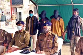 2 criminals absconding from police custody in sahibganj