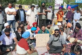 Jaipur news, Sikh society protested in Jaipur