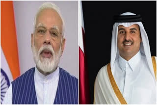 Prime Minister Narendra Modi had a telephonic conversation with Qatar's Emir, Sheikh Tamim Bin Hamad Al-Thani