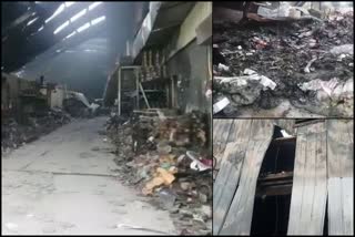 Fire in a Fan factory in Baddi