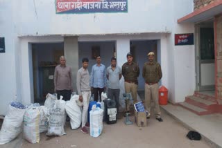 illegal liquor factory,  illegal liquor factory in bharatpur