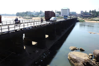 PATTAMBI BRIDGE MAINTANANCE  പട്ടാമ്പി പാലത്തിന്‍റെ അറ്റകുറ്റപ്പണികൾ ആരംഭിച്ചു  പട്ടാമ്പി പാലം  PATTAMBI BRIDGE