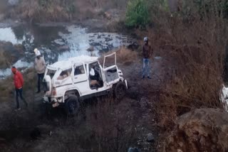 two people died in road accident in palamu