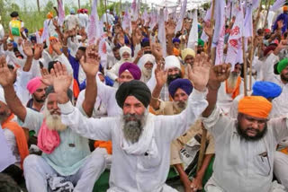 Farmers protest