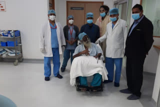 the president of the Shri Ram Janmabhoomi Teerth Kshetra Trust was discharged from a private hospital