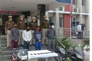 Four accused arrested by Sarita Vihar police in delhi