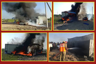 fire accident in a bio deiseal bunk at medap