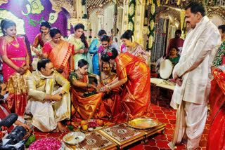 NIHARIKA PELLI KUTHURU CEREMONY