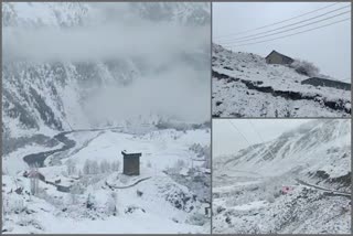 Heavy Snowfall in Lahaul Spiti