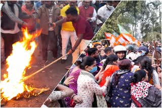 BJP workers stage protest across West Bengal opposing attack on JP Nadda's convoy