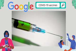 COVID-19 vaccine locations , Google search