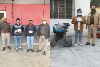 three accused involved in crimes arrested in noida uttar pradesh