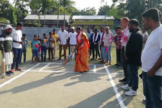 cricket competition inaugurated in kalgachia