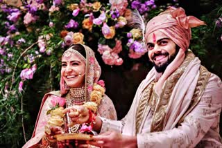 virat kohli and anushka sharma celebrate three years of their wedding