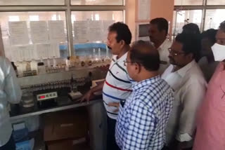 MLA Mustafa inspected drinking water reservoir center in guntur