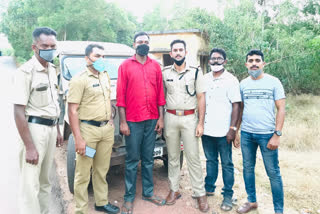 exice  കാസർകോട്  എക്‌സ്സൈസ് സംഘം  Kasargod border  cannabis seized