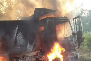 Hiwa driver burnt alive due to fire in truck