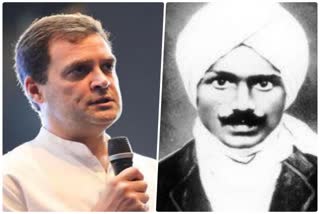 Rahul tribute to great Tamil poet Subramania Bharathiar