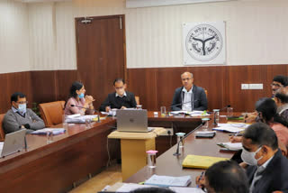 principal secretary deepak kumar held meeting with officials in lucknow