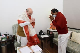 Telangana CM KCR meets Amit Shah, Gajendra Singh Shekhawat in Delhi