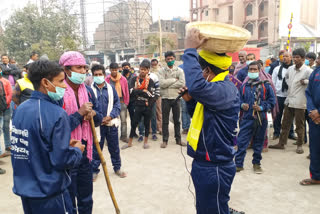 Beggary through drama in patna