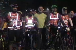 Cycling for public awareness