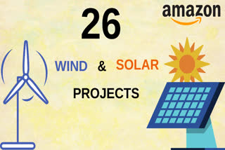 Amazon ,26 wind and solar projects